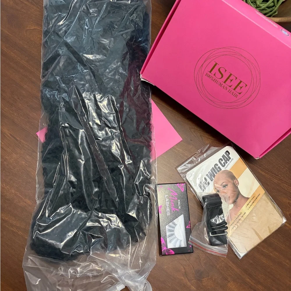 ISEE hair WEAR GO HALF WIG Coily Curly Half Wig 24”